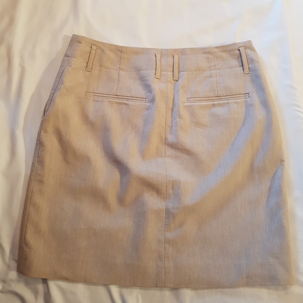 Ann Taylor women's size 0P tan skirt NWT - Picture 2 of 5